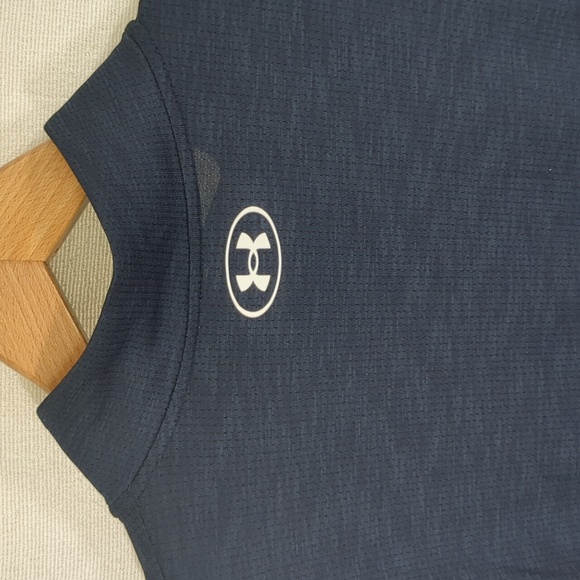 Under Armour Men's 1/2 Zip Lightweight Fitted Pullover Navy Blue Size XXL - Picture 7 of 11